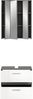 welltime Badmöbel-Set Lucca, bestehend aus: 1x Waschbeckenunterschrank & 1x Spiegelschrank, (Set, 2-St), Badkombination, Bad-Möbel, Badezimmer Bild 4
