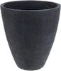 Koopman Blumentopf Pflanztopf Kunststoff 39x42 cm Geriffelt 1 / 2 Tlg. Set (1 St), Geriffelt, Kunststoff, 42x39cm, Indoor & Outdoor, Übertopf Bild 1