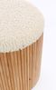 Pouf Neda 2er-Set aus Kiefernholz, 32 x 32 x 38 cm / 36 x 36 x 44 cm Bild 2