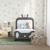 vidaXL Kinderbettgestell mit Kopfteil Hellgrau 70 x 140 cm PU 42011086 Bild 3