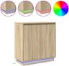 vidaXL LED-Sideboard für Sonoma-Eiche 71 x 34,5 x 75 cm Holzwerkstoff 869644 Bild 2