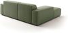 KAWOLA Sofa RANI Ecksofa Feincord olivgrün Recamiere links 71 x 189 x 228 cm Bild 5