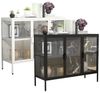 VCM Standvitrine Floka 919960 Weiß H. 80 x B. 110 x T. 35 cm Bild 4