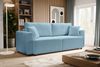 Schlafsofa mit Bettkasten (B/H/T: 250x95x99 cm) in Hellblau Bild 5