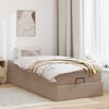 vidaXL Ottoman-Bett mit Matratze Cappuccino-Braun 90x190 cm Kunstleder 3311015 Bild 3