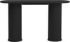 Konsolentisch >NOLA< in Eiche schwarz, MDF furniert - 130x75x40cm (BxHxT) Bild 3