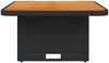 vidaXL Gartentisch Schwarz 80x80x71 cm Poly Rattan und Akazienholz 368269 Bild 5