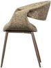 Esszimmerstuhl Yossi aus Webstoff, modernes Design, sand / kupfer, weich gepolstert Bild 3