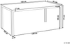 Gartentisch Glas Grau CATANIA Bild 2