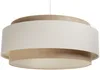 BPS Koncept DUM-005 Hängeleuchte DOBLO PVC-Kunststoff, mit Hanf und Leinentextil creme, beige 1xE27 60W H:107cm Ø60cm dimmbar Bild 2