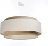 BPS Koncept DUM-005 Hängeleuchte DOBLO PVC-Kunststoff, mit Hanf und Leinentextil creme, beige 1xE27 60W H:107cm Ø60cm dimmbar Bild 5