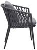 Gartenstuhl Diwo / Sunrepo, Rope, Schwarz, 56 x 78 x 60 cm Bild 3