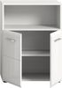 furnling Badkommode Standschrank Ivy, mit 2 Türen, 1 offenes Fach, Badezimmer Kommode, Schrank, weiß Bild 4