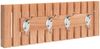 vidaXL Hakenleiste 42x8,5x14 cm Massivholz Nussbaum 350371 Bild 2