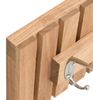 vidaXL Hakenleiste 42x8,5x14 cm Massivholz Nussbaum 350371 Bild 5