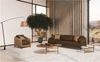 Casa Padrino Luxus Sofa Dunkelbraun / Schwarz 255 cm - Wohnzimmer & Hotel Möbel Bild 5