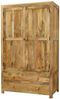 Schrank Hina 120x200x60 aus Mangoholz Bild 3