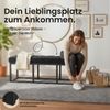CLP Sitzbank Polson, Modern, Gestell schwarz, Samt, Gesteppt, Bodenschoner, Design,schwarz 150 cm Bild 5