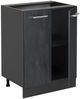Küchenunterschrank R-Line Schwarz Beton 60 cm AP Anthrazit Vicco Bild 4