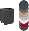 Küchenunterschrank R-Line Schwarz Beton 60 cm AP Anthrazit Vicco Bild 5