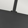 Pendellampe, Deckenleuchte, Stahl Glas, Schwarz, D 48,5 cm Bild 2