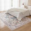 Waschbarer Teppich Vintage Kurzflor Groß Oriental 160x230CM Beige Bild 2
