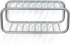 Spinder Retro Schuhregal Stahl Groovy Chrome 70er Jahre Stil Bild 3
