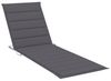 vidaXL 2-Personen-Sonnenliege mit Auflage Grau Akazie Massivholz 3061389 Bild 5