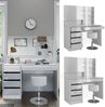 Schminktisch Sherry Weiß 120 cm mit Hocker Vicco Bild 2
