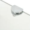 vidaXL Eckablage mit Verchromten Halterungen Glas Transparent 35x35 cm 243853 Bild 4