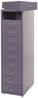 Rollcontainer Boston T851, Schubladenschrank Stahlschrank, 110x28x41cm 10 Schubladen ~ dunkelgrau Bild 3