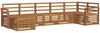 vidaXL Ecksofa Set 7 pcs Natur Massivholz Akazie 3375169 Bild 2
