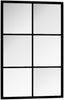 vidaXL Wandspiegel, Metall schwarz, 40x60 cm Bild 4