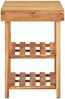 vidaXL Schuhregal 90 × 32 × 46 cm Massivholz Akazie 45932 Bild 3