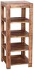 Regal Mangoholz massiv Natur 44x44 cm Bild 3