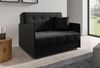 Zweiersessel YORK II mit Steppung, 2-Sitzer Schlafsofa, Jugendsofa mit Schlaffunktion, ausziehbare Couch, mit Bettkasten, inkl. Kissen, Kronos 07, 85 x 97 x 120 cm Bild 2