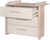 roba Wickelkommode Momo inkl. abnehmbarem Wickelaufsatz - Wickeltisch mit 3 Schubladen inkl. Metallgriffen - Holz cashmere / Dekor Tristan Eiche Bild 5
