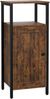 Beistelltisch B 34 x T 30 x H 80 cm mit Stauraum, verstellbarem Innenregal und Stahlgestell Bild 3