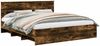 vidaXL Bettrahmen Geräucherte Eiche 200 x 200 cm Holzwerkstoff 3408820 Bild 2