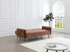 Vente-unique - SONIATA Sofa Stoff Braun - B 92 cm x H 92 cm x L 208 cm Bild 2
