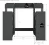 Waschmaschienenumbau Set (B/H/T: 124x101x60 cm) in anthrazit Nachbildung Bild 4