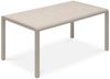 IDIMEX Gartentisch TRAPANI, Gartentisch 160x90 cm mit Aluminiumgestell und Stein-Glasplatte Beige Bild 3
