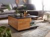 Design Couchtisch 70x70 cm mit 2 Schubladen Anthrazit Bild 5