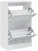 vidaXL Schuhschrank Weiß 60x34x96,5 cm Holzwerkstoff 839945 Bild 2