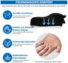 BlingBin Nackenstützkissen Ergonomisches Nackenkissen Memory Schaum Orthopädisches Kopfkissen, Füllung: Memory-Schaumstoff, Bezug: Polyester, Seitenschläfer, Rückenschläfer, Bauchschläfer, 1er Set, Maße: 37 x 62 cm, Therapiekissen für Rücken-, Seiten- ... Bild 3