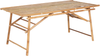 Gartentisch Set TINDARI Bambusholz 180x75x90 cm Heller Holzfarbton Bild 4