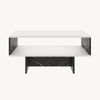 Couchtisch Mjölby 36.4x80x45 cm Weiß / Marmor schwarz [en. casa] Bild 3
