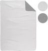 biberna Melange Wohndecke 1 x 150 x 200 cm UNI, kitt, 1 x 150 x 200 cm, grau Bild 2