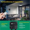 Aigostar LED Solarleuchte Solar-hängeleuchte,8 m Kabel,Solarlampen für außen hängend,IP65, Sensorschalter, LED fest integriert, ohne Leuchtmittel, KaltweiBes Licht Bild 3