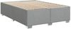 vidaXL Boxspringbett mit Matratze Hellgrau 140x200 cm Stoff 3290504 Bild 5